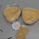 Double Sided Sticky Bra Push Up, Invisible Bra Pad Inserts for Large Breasts, Adhesive Bra for Bikini Swimsuit (Beige, Medium)