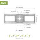 24-Pack New Construction Mounting Plate, 2-3-4-5-6Inch Wafer Light Bracket