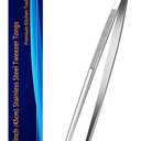JETKONG 18 Inch (45cm) Extra Long Grill Tongs, Heavy Duty Stainless Steel Tweezer Tongs for Cooking, Grilling, Barbecue/BBQ, Buffet and Turning Food (Point Tips)