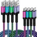 C Charger Cable Fast Charging Phone Android Power Cord 4 Compatible for Samsung Galaxy S24+ S23 Ultra S22 Plus Note 21/20 Ultra, S21+/S20 Plus/S21 S20 FE/S10 Plus/S9 A11/A21/A51/A71 Google 5 4A XL 7