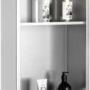 Stainless Steel Shower Niche 30" X 12" Brushed with 3-Tier Shelves No Tile Needed Niche Shower for Bathroom Storage Recessed Shower Shelf