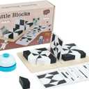 Brain Teaser Puzzles, Wooden Blocks Logic Game with 80 Challenges for Kids, Teens & Adults - IQ Test Mind Puzzle Toys, Perfect Birthday Gifts & Stocking Stuffers for Boys & Girls