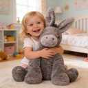 Donkey Stuffed Animal,Stuffed Donkey Plush Toy -15.7 Inches
