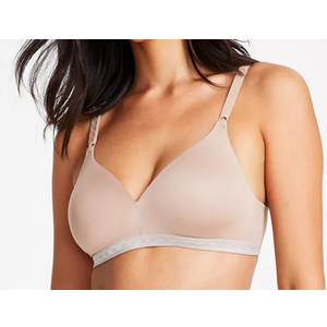 Warner's Women's Cloud 9 Super Soft Wireless Lightly Lined Comfort Bra 1269, Sandshell, 32B