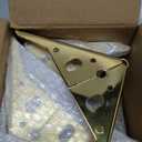 4 Inch Gold Metal Furniture Legs Heavy Duty Triangle Furniture Feet DIY Modern Replacement Legs for Cabinet Sofa Couch Chair-Set of 4