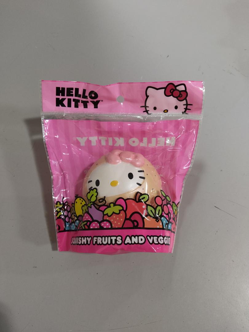 Hello Kitty Squishy Fruits And Veggies Toys - Slow Rising Squishy Toy Keychain for Party Favors, Stress Ball, Birthday Gifts, Kawaii Squishy for Kids, Girls, Boys, Adults 10 Pack