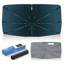 Autorder Windshield Sun Shade Umbrella for 2022-2026 Hyundai Tucson Accessories,Upgraded Ice Crystal Material,Easy Setup Umbrella Sunshade for Car Windshield,100% Sun Blocking