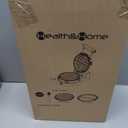 Health and Home 360 Rotating Belgian Multifunction Nonstick Baking Waffle Maker with 2 sets of Interchangeable Belgian Waffle and Omelet Baking plates