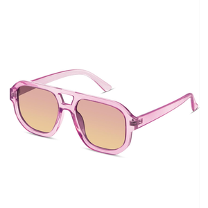 livho Trendy Polarized Square Aviator Sunglasses Women Men Square Eyewear Frame, Retro Sun Glasses for Women Men 2025 Shades