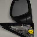 DanVard Passenger Side View Mirror Assembly Compatible with BMW X3 2011-2014, Black Right Rear View Mirror Without Camera, w/Electric Foldable Heated Power Glass