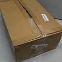 Christmas Garland Pre-lit 9 Ft with 50 Led Lights, Battery Operated Fireplace Stairs Mantle Door Indoor Outdoor, Decorated Pine Cone and Snow Style (Green White)