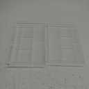 Masirs Expandable Drawer Organizer - Customizable Makeup Vanity Organizing Storage Tray for Bathroom, Bedroom & Desk Drawers - Clear Plastic Cosmetics Organizers with Expanding Compartment (Set of 2)