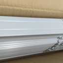 Lotus & Windoware Cordless, 2 Inch Faux Wood Blind, Window Blinds, Blinds & Shades, Blinds for Indoor Windows, Smooth, 32" x 60", Light Gray