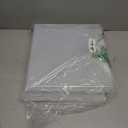 Aventik A4 Size File Box Document Plastic Storage Box File Holder Organizer Paper Plastic Case Magazine Protector with Buckle Office School Supplies (4)