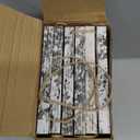 VMUZEDER 4x6 Wall Hanging Picture Frames Collage with 3 Opening White Frames 2 Pack