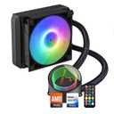 Dracaena.io 120mm AIO CPU Cooler  Quiet PWM ARGB Fan, Hydraulic Bearing Pump & Aluminum Radiator  Compact Liquid Cooling for Intel LGA1700/1200/115X/2011/2066 & AMD AM5/AM4/AM3/FM2 Ryzen, Black