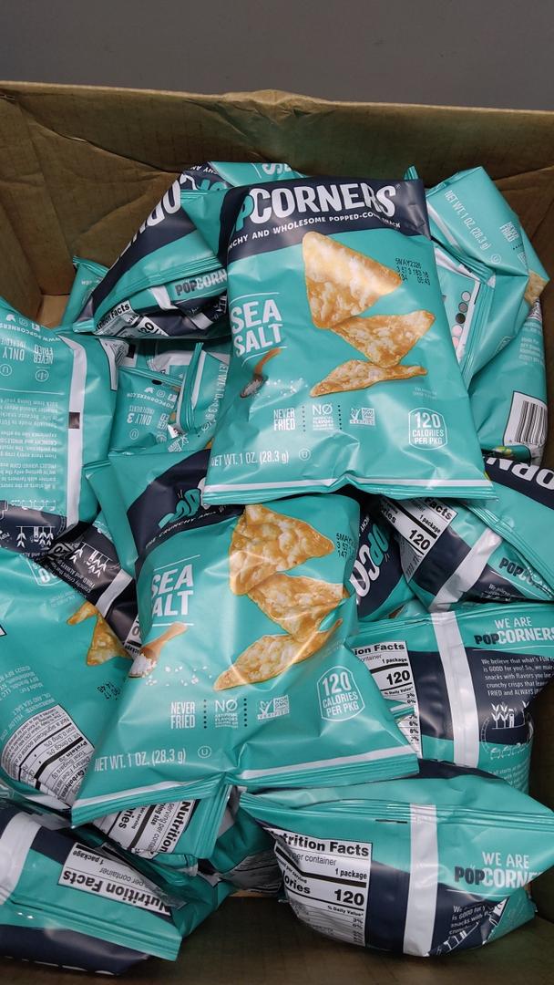Popcornees Sea Salt Chips, BB MAY 5 2026