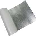 Adhesive Backed Heat Shield Blanket 12" x 39", Aluminized Thermal Insulation Reflective Barrier for High-Temperature Protection and Reflects Radiant Heat