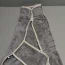 Dog Bathrobe Towel Drying Coat - Super Absorbent Dog Towels Bath Robe for Drying Dogs Large, Soft Adjustable Collar & Belly Strap Fast Drying Coat Pet Dog Cat Bath Robe Towel (Grey, Small)