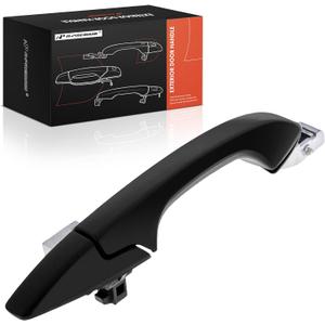 A-Premium Front Right Passenger Side Exterior Door Handle Compatible with Honda CR-V CRV 2007 2008 2009 2010 2011, Primed Black, Replace# 72140-TY4-A41ZD, 72140-SWA-A01