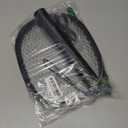 YISSVIC Electric Fly Swatter Foldable Bug Zapper Racket 2 in 1 Mosquito Killer with Purple Attractant Light Rechargeable 1800mAh for Indoor Home Backyard Patio Camping (Black)