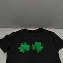 St Patricks Day Shirts Women Pattys Day Crop Top Shamrock Tshirt Lucky Short Sleeve Tops,MEdium