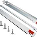 KSTK1 27-inch Washer Dryer Stacking Kit Replacement for LG Laundry Washer and Dryer - Solid Metal with Chrome Coated