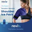 REVIX Shoulder Ice Pack Rotator Cuff Cold Therapy, Ice Packs for Injuries Reusable Gel for Shoulders Pain Relief, Bursitis and Swelling, Cold Compress Shoulder Ice Wrap