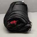 Cold Weather Sleeping Bag 100% Cotton Flannel XXL for Adults Big and Tall,Free Compression Sack (90" x 39" Right Zip, 0F Black)