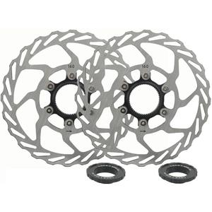 Bibike 2Pcs 140mm/160mm Centerlock Disc Rotor with Lock Rings