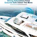 Starlink Mini Mount with Portable Magnetic, Universal Compatibility, Black Alloy Steel Floor Mount