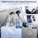 for iPhone 17 Camera Lens Protector Bling Nut, Silver