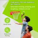 BAMMAX Mini Basketball for Mini Hoop | Indoor or Inside and Silent Play for Nerf Hoop | 4-inch for Kids & Toddlers | Soft Foam Basketball Indoor Game (Pack of 2).