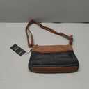 MASINTOR Crossbody Bags for Women, Lightweight Medium Crossbody Purse, Soft Leather Women's Shoulder Handbags with Tassel | Lightweight, Medium, Soft Leather, Women's, with Tassel, Lightweight (Black Brown)