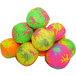 4E's Novelty 24 Pack - 2" Water Splash Balls Bomb - Mini Water Absorbent Ball - Summer Kids Pool Toys, Outdoor Water Fight Game Activities for Kids, Beach Pool Party Favors, End of Year Student Gifts