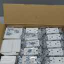 BESTTEN 20 Amp Decorator Receptacle Outlet, 50 Pack Tamper-Resistant (TR) Wall Electrical Outlet with Wallplate, 20A/125V/2500W, UL Listed, White