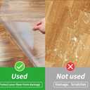 Office Chair Mat for Hardwood Floors - 36"x47" Desk Chair Mats Home Floor Protector Heavy Duty - Easy Clean