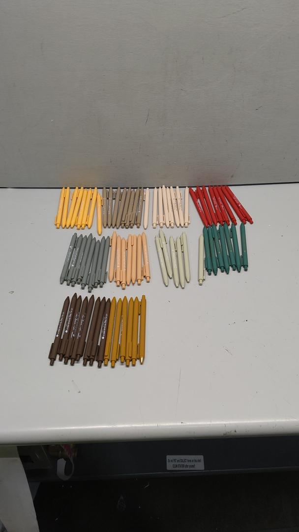 Variety Pack of Pens, Black Ink, 76 Pcs