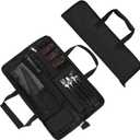 Chefs Knife Roll Bag, Heavy Duty Oxford Chef Knife Bag, Portable 13 Slots Chef Knife Case, Multi-function Cutlery Knives Pouch Holder Knife Wrap Wallet Tool Roll