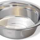 Van Ness 64-Ounce Lightweight Dish, Large, Stainless Steel ((Pack of 1))