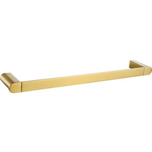 RANDOM Brushed Gold Towel Bar Rack Holder Rod 18 inch Hand Towel Holder for Bathroom Kitchen Hardware Accessories Wall Mount Contemporary Hotel Style 96026-2-18BG