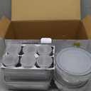 Food Storage Containers with Lids Airtight (26 Lids & 26 Containers)- Reusable Plastic Leakproof Meal-Prep Container for Kitchen Storage Organization Microwave/Dishwasher Safe with Labels & Pen
