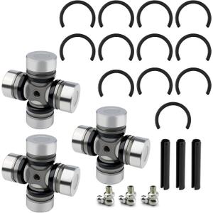3 x Front & Rear Prop Shaft U-Joint for Polaris RZR 900 1000 2011-2023 General 1000 2016-2017 Ranger 1000 Diesel Crew 2015-2018 3235616 3235500 3260104 2202015 2203703