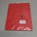 Valiamcep Women's Mini Dress V Neck Ruffle Long Sleeve Ribbed Slim Fitted Bodycon Pencil Dresses (Red, S)