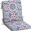 Arden Outdoor Midback Chair Cushion, 18 x 16.5, Clark Blue