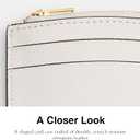 COACH Women's Shaped Card CASE (IM/Chalk)