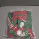 Geyoga Kids Christmas Elf Costume Outfits Include Hat Shoes and Other Accessories for Toddler Xmas Cosplay, Size L