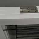 ZJSF Freestanding Foldable Dog Gate for House Extra Wide Wooden White Indoor Puppy Gate Stairs Doorways Pet Gate Tall Dog Fence 3 Panels Fence