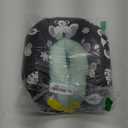 Taf Toys 2-in-1 Tummy Time Cushion for Newborns & Infants, Soft Panda Cushion with High-Contrast Crinkle, Baby Development Toy for Neck & Arm Support, Sensory Activity Mat 0-6M (Black and White)