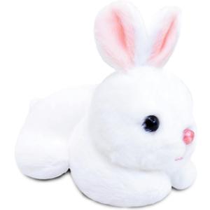 White Bunny Rabbit Stuffed Animal, 8'' Cute Rabbit Stuffed Animals for Baby Girl Gifts, Kawaii Rabbit Plush Toys for Kids, Easter Bunnies Plushies Gifts, Party Favors, Christmas Decoration